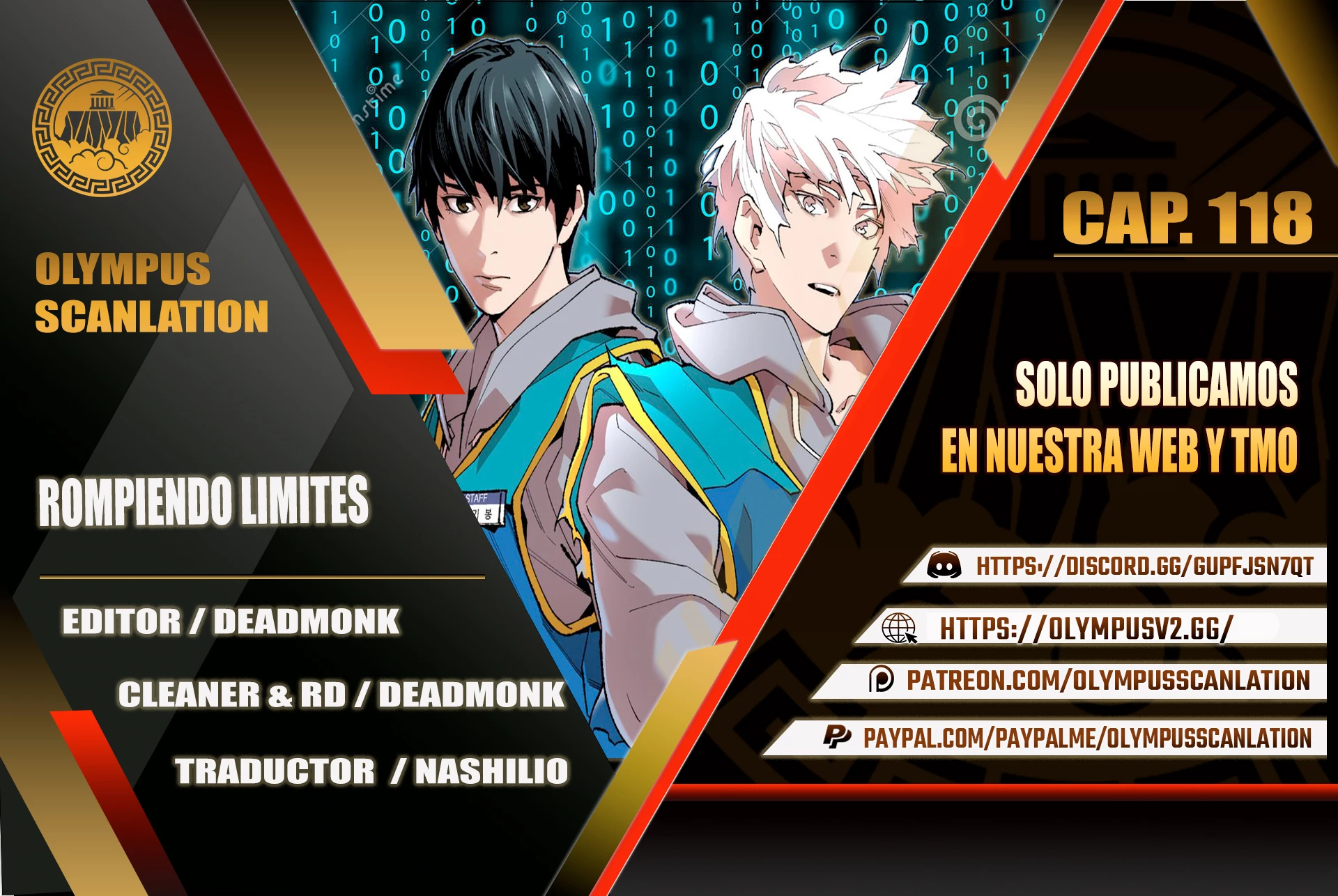 Rompiendo Limites > Capitulo 118 > Page 01